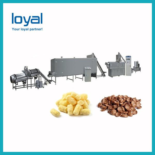 Automatic Puffed Snacks Food Twin Screw Extruder Making Machine Production Line